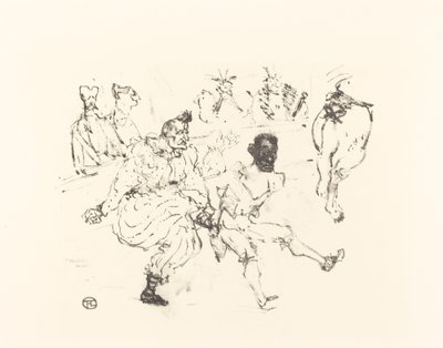 Footit og Chocolat (Footit et Chocolat) av after Henri de Toulouse Lautrec