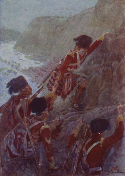 Erobringen av Quebec av after Henry Sandham