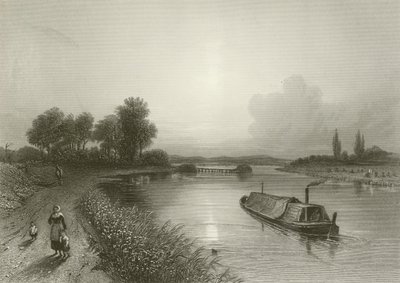 River Trent, nær Wighnor av Henry after Warren