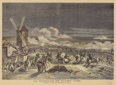 Slaget ved Valmy (1792) av after Horace Vernet