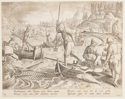 Tunfiske av after Jan van der Straet, called Stradanus