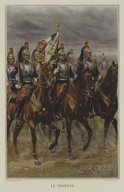 Flagget av after Jean-Baptiste Edouard Detaille