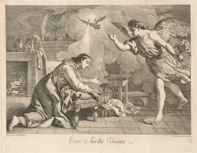 Kunngjøringen av after Jean François de Troy Jean Baptiste Hutin