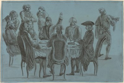 Filosofenes måltid av after Jean Huber
