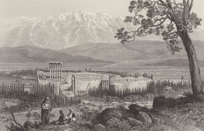 Libanon Range og Baalbec av after John Douglas Woodward
