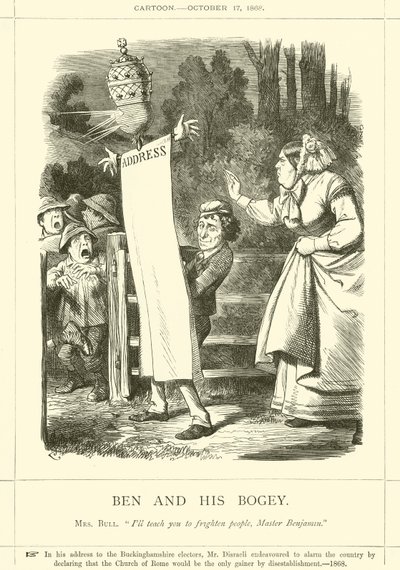 Ben og hans Bogey av after John Tenniel