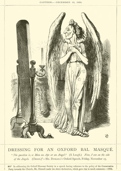 Dressing for en Oxford Bal Masque av after John Tenniel