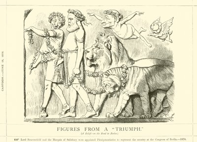Figurer fra en triumf av after John Tenniel