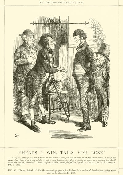 Hoder jeg vinner, Tails du taper av after John Tenniel