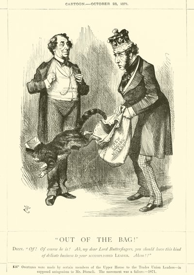 Ut av posen! av after John Tenniel