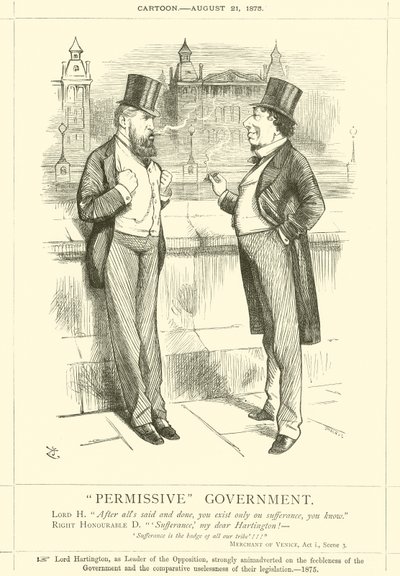 Permitterende regjering av after John Tenniel