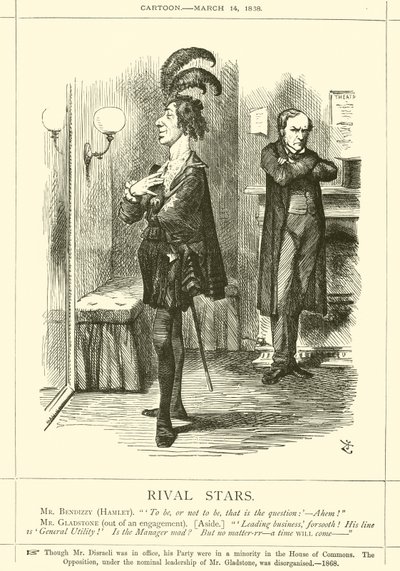 Rivaliske stjerner av after John Tenniel