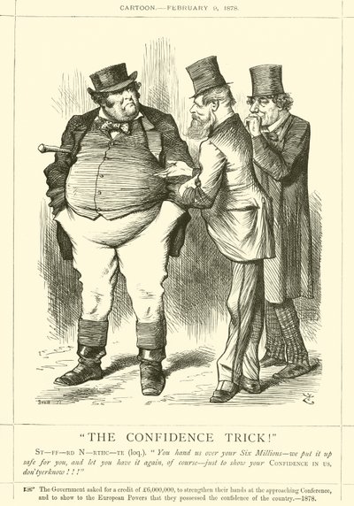 Selvtillitstrikset! av after John Tenniel