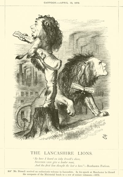 Lancashire Lions av after John Tenniel