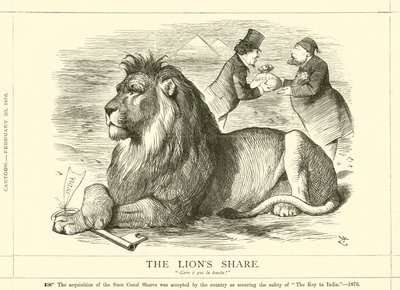 Lions deler av after John Tenniel