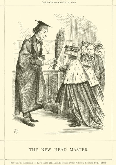 Den nye rektor av after John Tenniel