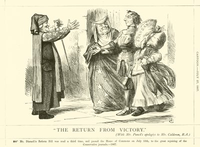 Returen fra seier av after John Tenniel
