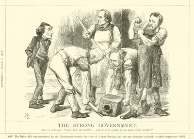 Den sterke regjeringen av after John Tenniel