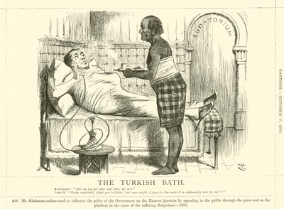 Det tyrkiske badet av after John Tenniel