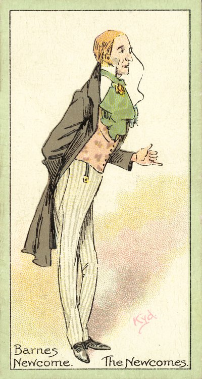 Barnes Newcome, Newcomes (chromolitho) av after Joseph Clayton Clarke