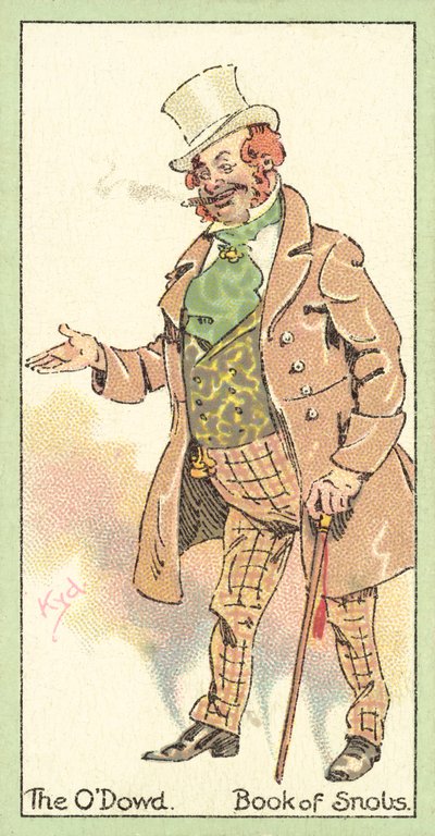 The ODowd, Book of Snobs (chromolitho) av after Joseph Clayton Clarke