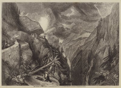Slaget ved Fort Bard av after Joseph Mallord William Turner