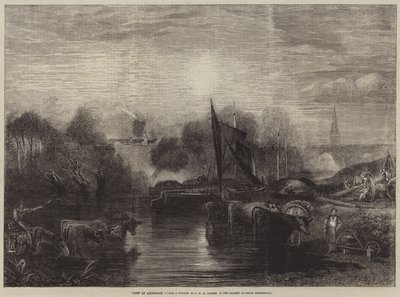 Utsikt over Abingdon av after Joseph Mallord William Turner