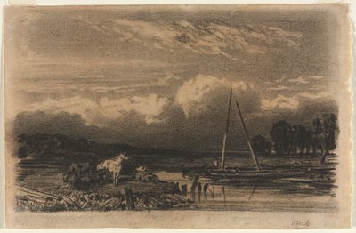 English View, etter Jules Dupré av after Jules Dupré
