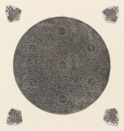 Fjerde knute av after Leonardo da Vinci