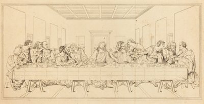 Det siste måltid av after Leonardo da Vinci
