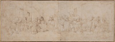 Det siste måltid av after Leonardo da Vinci Vincenzo Tamagni