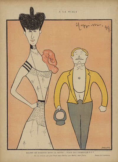 Balthy og Fordyce, illustrasjon for Le Rire av after Leonetto Cappiello