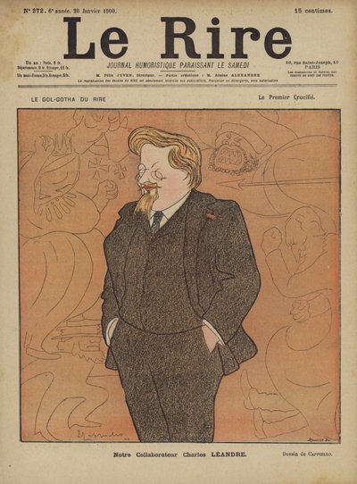 Charles Leandre, illustrasjon for Le Rire av after Leonetto Cappiello