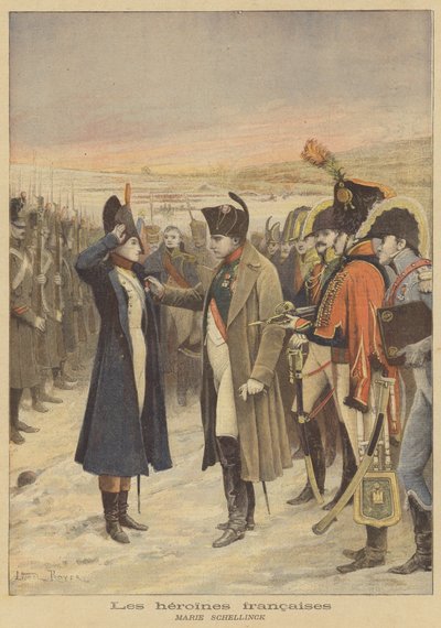 Franske heltinner: Marie Schellinck av after Lionel Royer
