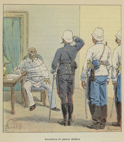 Arrestasjon av statsministeren av after Louis Charles Bombled
