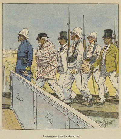 Forlis av Rainilaiarivony av after Louis Charles Bombled