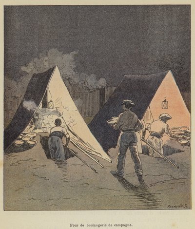 Landlig bakerovn av after Louis Charles Bombled