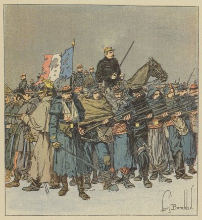 De reddet ære! av after Louis Charles Bombled