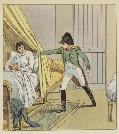 Jeg så en arm åpne forhenget mitt med autoritet av after Louis Charles Bombled