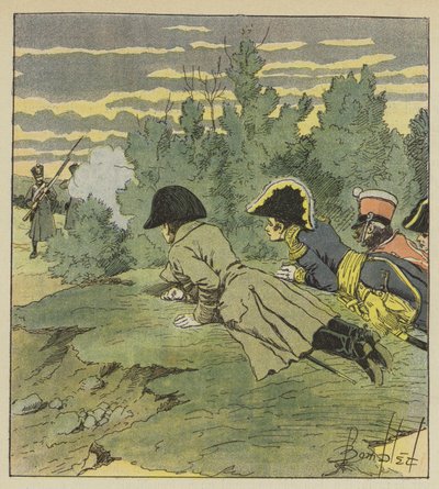 LEmpereur court un grand danger a Iena av after Louis Charles Bombled