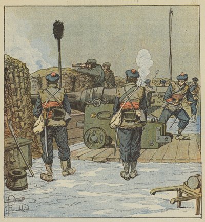 Chevilly Marine batteri av after Louis Charles Bombled