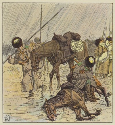Regnet av after Louis Charles Bombled
