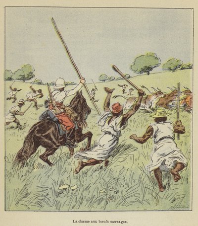 Villoksejakten av after Louis Charles Bombled