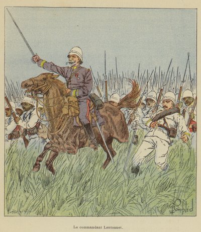 Kommandør Lentonnet av after Louis Charles Bombled