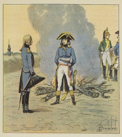 Den unge generalen som så ham som en ingeniøroffiser, ga ham en kommisjon knyttet til yrket av after Louis Charles Bombled