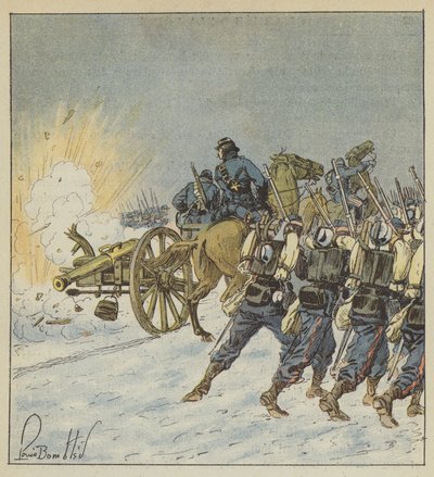Mobilene til Vendée går til angrep av after Louis Charles Bombled