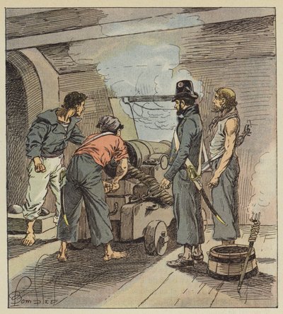 Sjømenn 1805-1815 av after Louis Charles Bombled