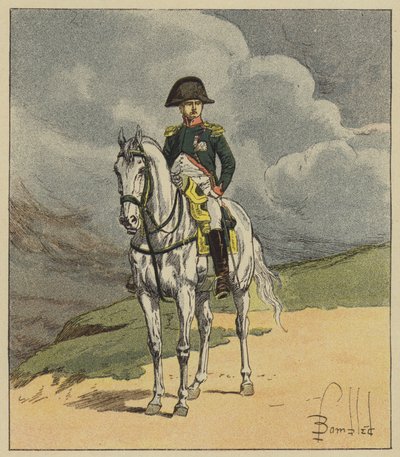 Napoleon Bonaparte av after Louis Charles Bombled