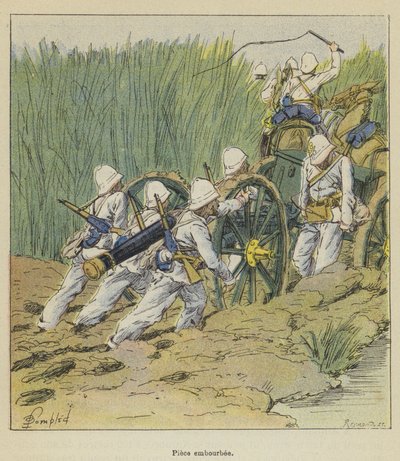 Stykke embourbee av after Louis Charles Bombled