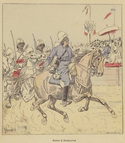 Revy og Tananarive av after Louis Charles Bombled